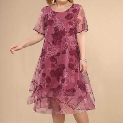 Women's Elegant Casual Lightweight Printed Dress