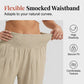 Lightweight Elastic Waist Crop Pants for Women