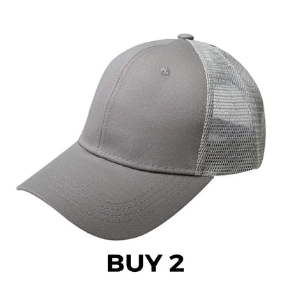 Summer Mesh Baseball Hat with Adjustable Snapback
