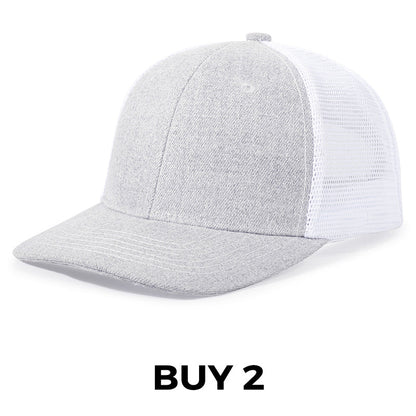 Summer Mesh Baseball Hat with Adjustable Snapback