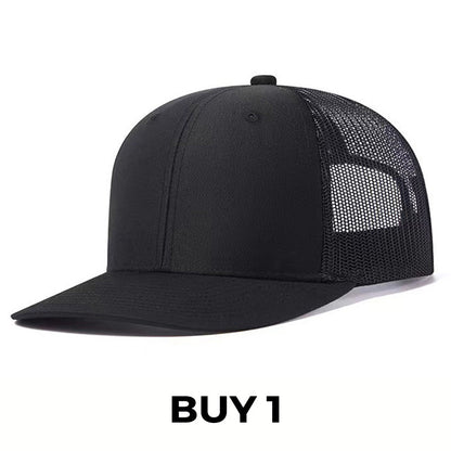 Summer Mesh Baseball Hat with Adjustable Snapback