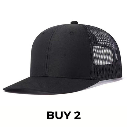 Summer Mesh Baseball Hat with Adjustable Snapback