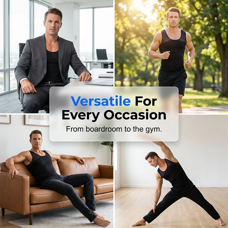 Men's High-Elasticity Fitness & Shaping Tank Top