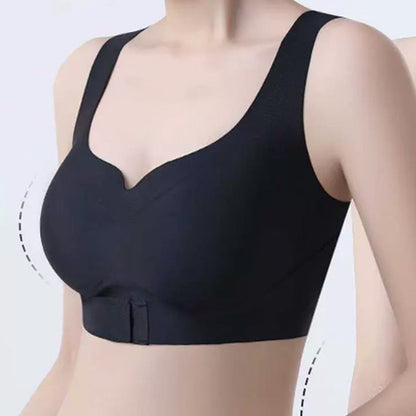🌸Last Day Special Price: £13.99!!🌸Women's Front Closure Seamless Back Support Posture Bra