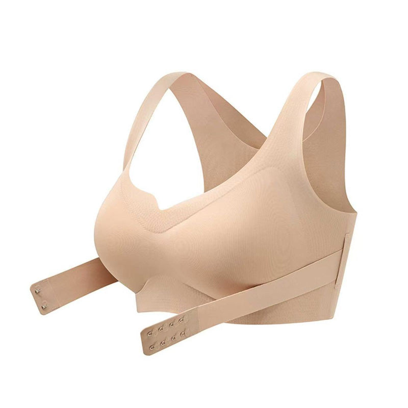 🌸Last Day Special Price: £13.99!!🌸Women's Front Closure Seamless Back Support Posture Bra
