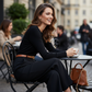 Women's High-Waisted Wide-Leg Pants