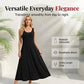 Women's Elegant Solid Color Sleeveless Dress