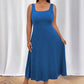 Women's Elegant Solid Color Sleeveless Dress