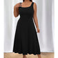 Women's Elegant Solid Color Sleeveless Dress