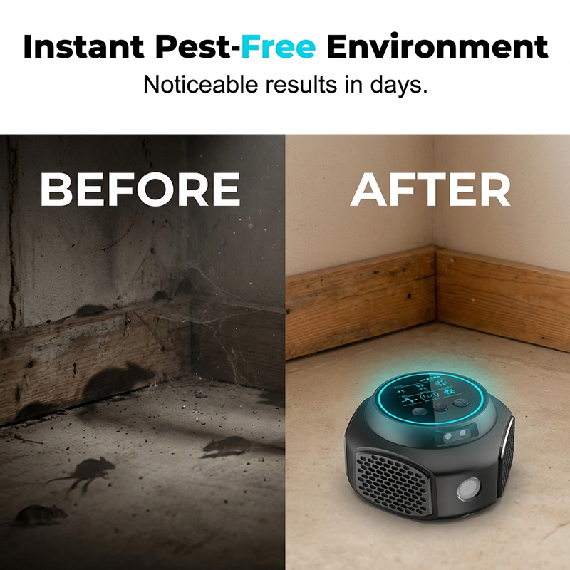 ⏳Time-Limited Special⏰High-Power Ultrasonic Pest Repeller】— Rats and cockroaches will leave on their own—no chemicals, no killing! 🚫🐭