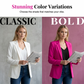 Women's Elegant V-Neck Camisole & Blazer Set