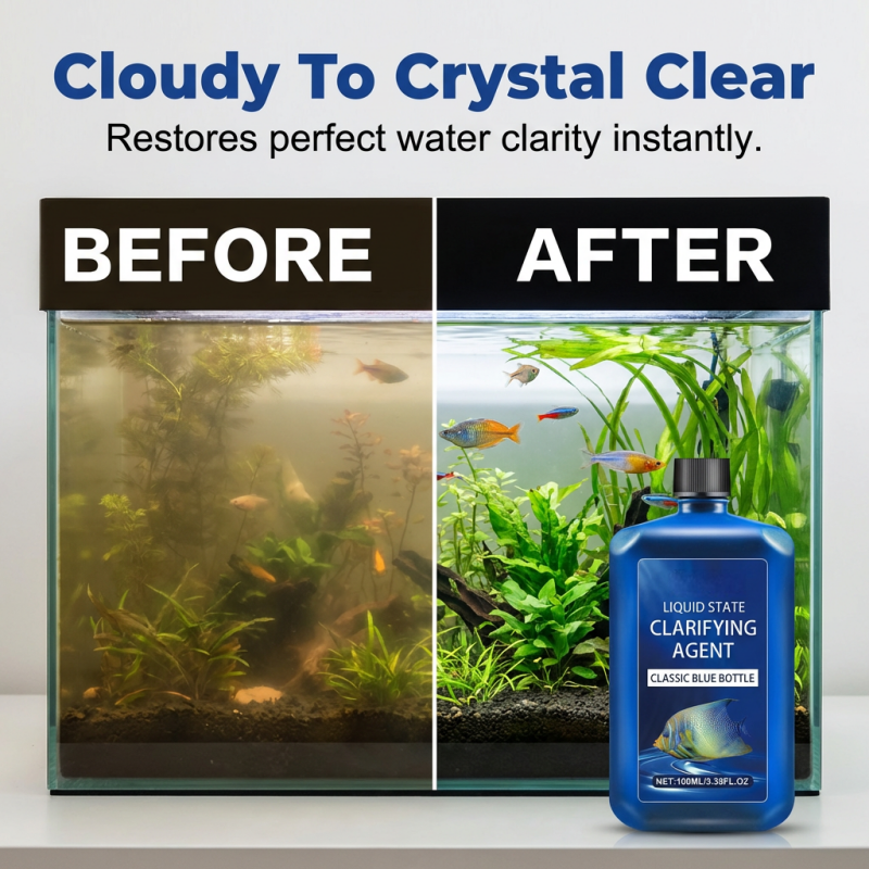 🏆 Last Day Special Price! 🔥Buy 2 Get 1 Free🎁Fast-Acting Aquarium Water Clarifier