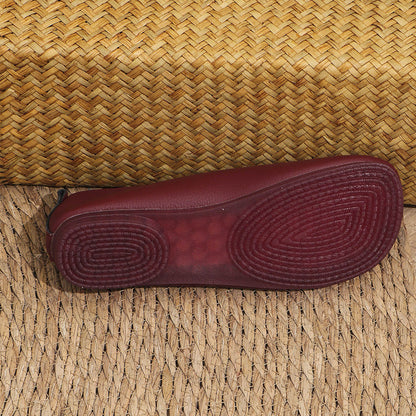 Women's Soft Synthetic Leather Flat Shoes