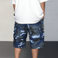 Men's Camo Cargo Shorts with Drawstring Waist