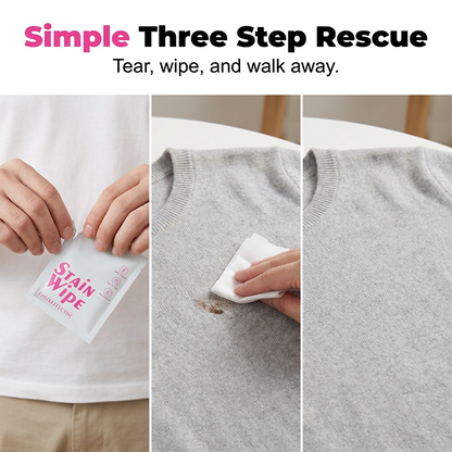 Portable Stain Remover Wipes