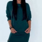 Women's Casual Crewneck Sweatshirt Dress