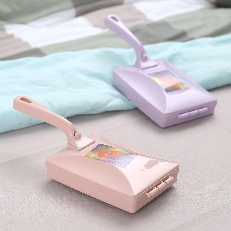 🥳HOT SALE! Handheld Double Roller Carpet Brush – Effortless Cleaning, Pet Hair Remover! 🐶✨