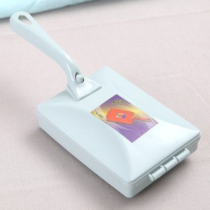 🥳HOT SALE! Handheld Double Roller Carpet Brush – Effortless Cleaning, Pet Hair Remover! 🐶✨
