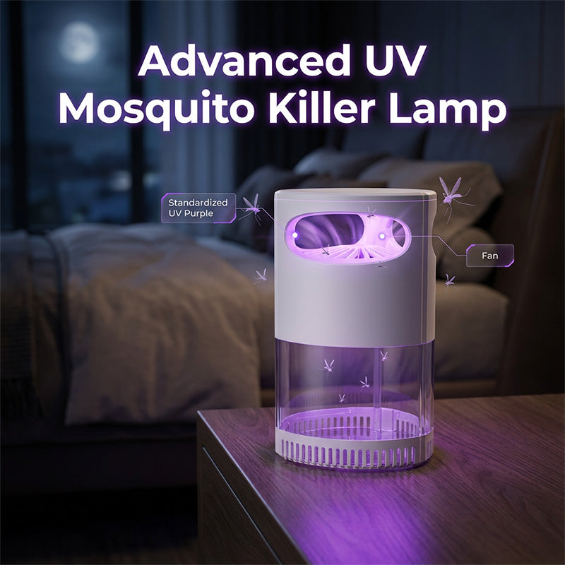 🔥HOT SALE 💥50K+ sold! 🦟 50% OFF! UV Mosquito Killer Lamp – quiet, USB, chemical-free. 🔇🌙
