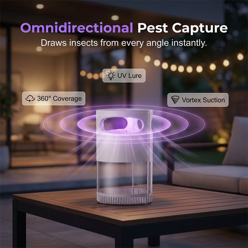 🔥HOT SALE 💥50K+ sold! 🦟 50% OFF! UV Mosquito Killer Lamp – quiet, USB, chemical-free. 🔇🌙