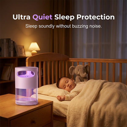 🔥HOT SALE 💥50K+ sold! 🦟 50% OFF! UV Mosquito Killer Lamp – quiet, USB, chemical-free. 🔇🌙