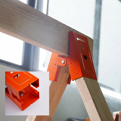 🛠️50% OFF! ✨ Sawhorse Bracket – Heavy-Duty, Down Clamp, Anti-Slip, Steel ✨