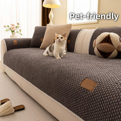 Thickened Non-Slip Sofa Cover – Ultra-Soft, Washable, Scratch-Resistant & Pet-Friendly, 4 Colours ✨