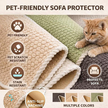 Thickened Non-Slip Sofa Cover – Ultra-Soft, Washable, Scratch-Resistant & Pet-Friendly, 4 Colours ✨