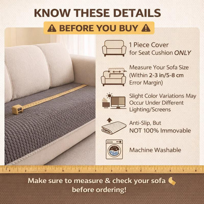 Thickened Non-Slip Sofa Cover – Ultra-Soft, Washable, Scratch-Resistant & Pet-Friendly, 4 Colours ✨