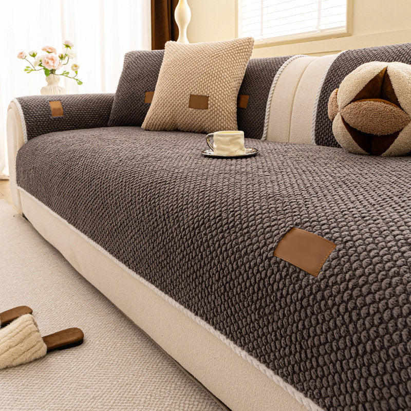 Thickened Non-Slip Sofa Cover – Ultra-Soft, Washable, Scratch-Resistant & Pet-Friendly, 4 Colours ✨