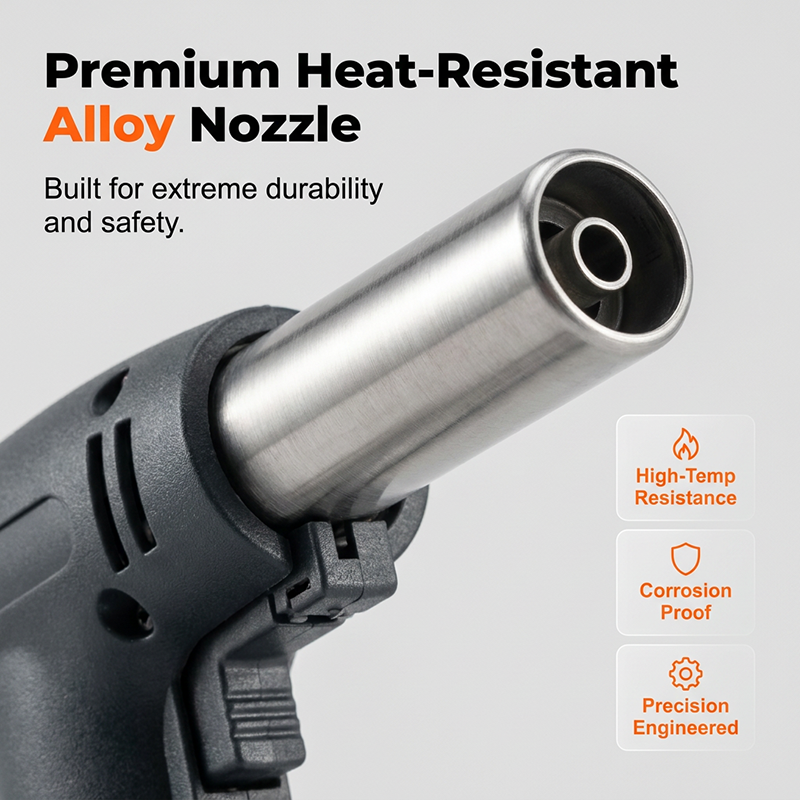 🥳2026 HOT SALE🥳💞50K+ SOLD!🏕️🌿 50% OFF! Portable Butane Torch – Wind‑resistant, powerful flame. Great for camping, BBQs & ignition. A rugged outdoor companion! 🔥✅