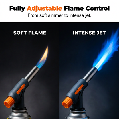 🥳2026 HOT SALE🥳💞50K+ SOLD!🏕️🌿 50% OFF! Portable Butane Torch – Wind‑resistant, powerful flame. Great for camping, BBQs & ignition. A rugged outdoor companion! 🔥✅