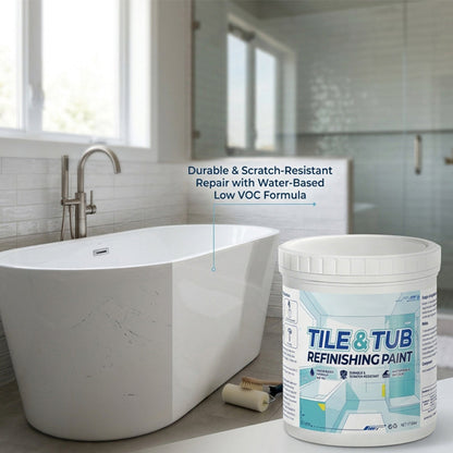 🥳2026 HOT SALE🥳💞50K+ SOLD!⚡ 50% OFF!Premium Tile & Tub Refinishing Paint Kit