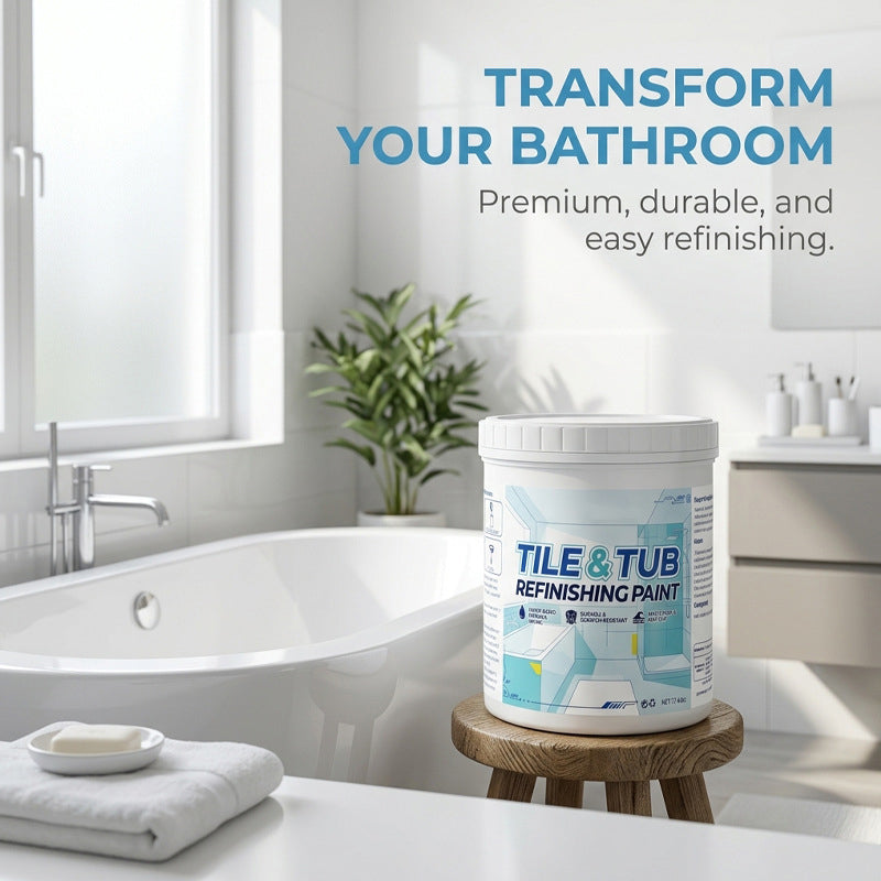 🥳2026 HOT SALE🥳💞50K+ SOLD!⚡ 50% OFF!Premium Tile & Tub Refinishing Paint Kit