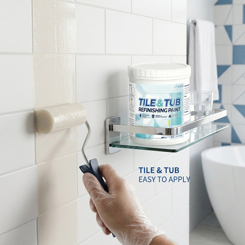 🥳2026 HOT SALE🥳💞50K+ SOLD!⚡ 50% OFF!Premium Tile & Tub Refinishing Paint Kit