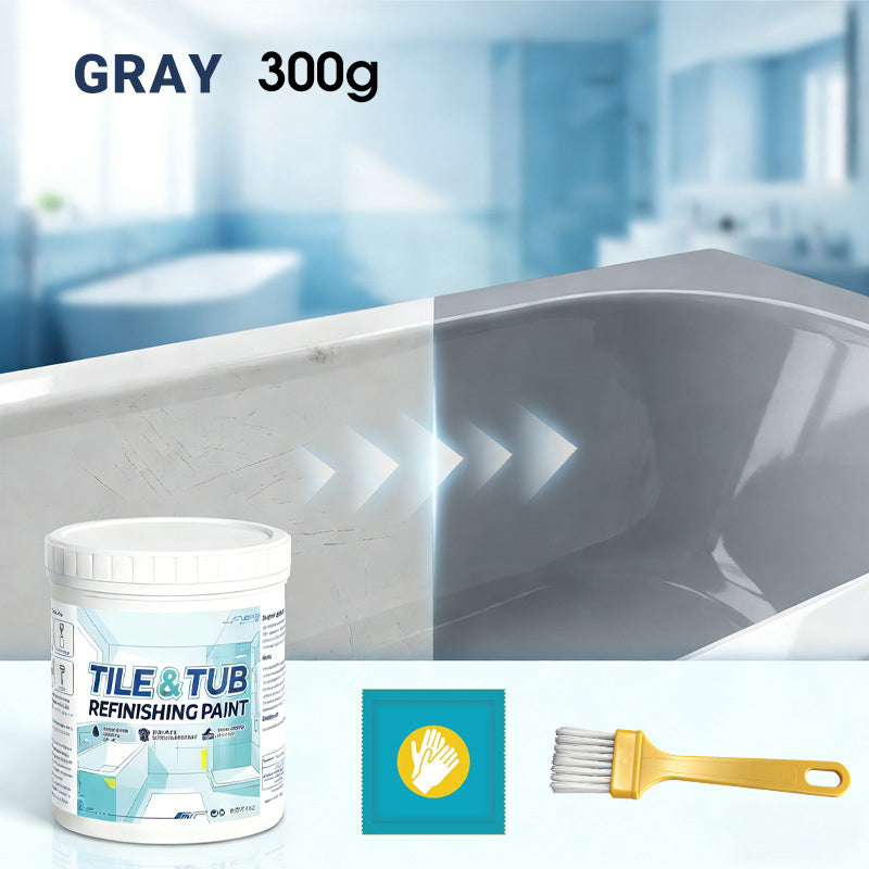 🥳2026 HOT SALE🥳💞50K+ SOLD!⚡ 50% OFF!Premium Tile & Tub Refinishing Paint Kit