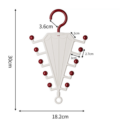 🥳HOT SALE! Multi-Functional V-Shaped Double Sided Hanger Storage Rack🏠✨