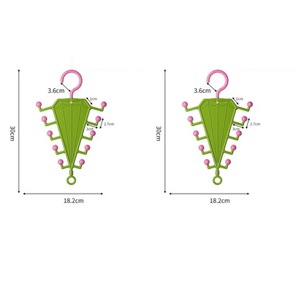 🥳HOT SALE! Multi-Functional V-Shaped Double Sided Hanger Storage Rack🏠✨