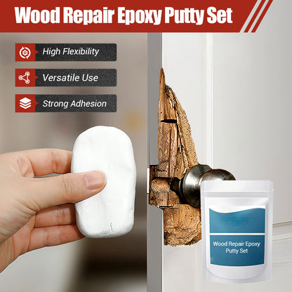 🛠️ BUY 2 GET 1 FREE! ✨ Wood Repair Epoxy Putty Set – High strength & moldable – Sands smooth, ideal for fixing furniture, floors or crafts – stainable and waterproof 🌲