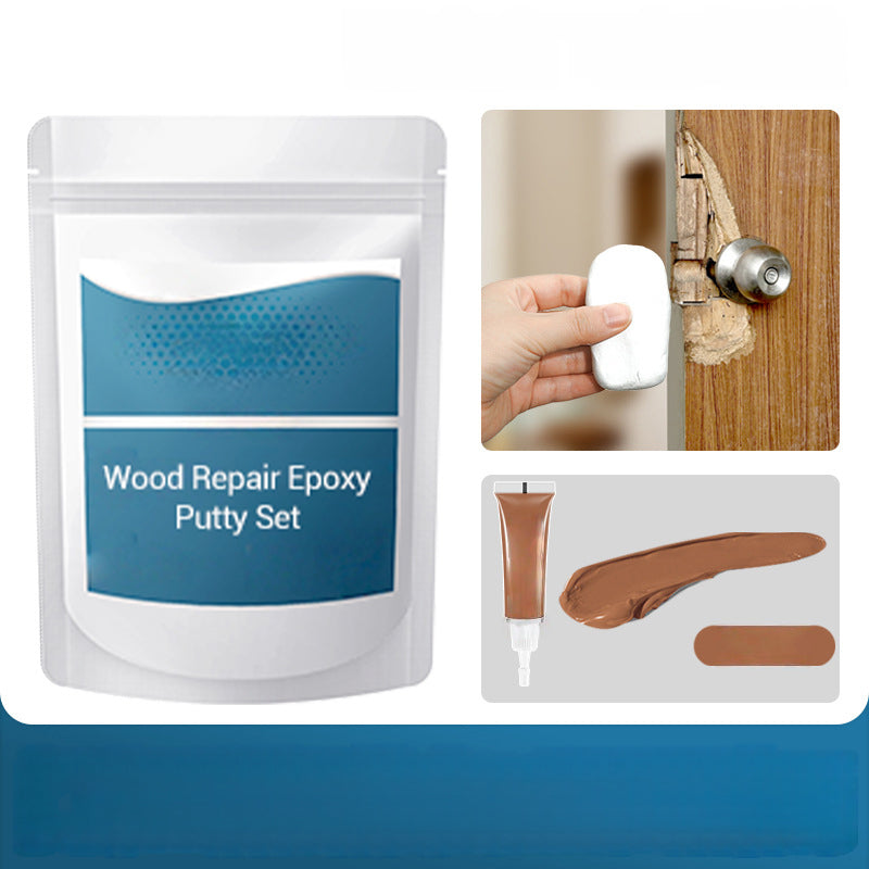 🛠️ BUY 2 GET 1 FREE! ✨ Wood Repair Epoxy Putty Set – High strength & moldable – Sands smooth, ideal for fixing furniture, floors or crafts – stainable and waterproof 🌲
