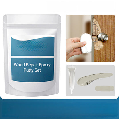 🛠️ BUY 2 GET 1 FREE! ✨ Wood Repair Epoxy Putty Set – High strength & moldable – Sands smooth, ideal for fixing furniture, floors or crafts – stainable and waterproof 🌲