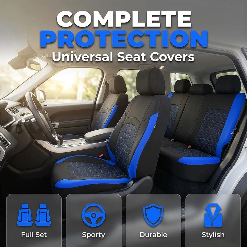 ⏳Time-Limited Special⏰Universal 9-Piece Car Seat Cover Set for 5-Seat Vehicles