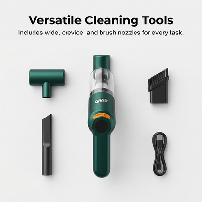 🚗 LIMITED-TIME 50% OFF! 💨 Cordless Car Vacuum – Strong Suction, Lightweight, Washable Filter ✨