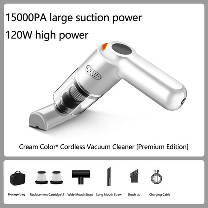 🚗 LIMITED-TIME 50% OFF! 💨 Cordless Car Vacuum – Strong Suction, Lightweight, Washable Filter ✨
