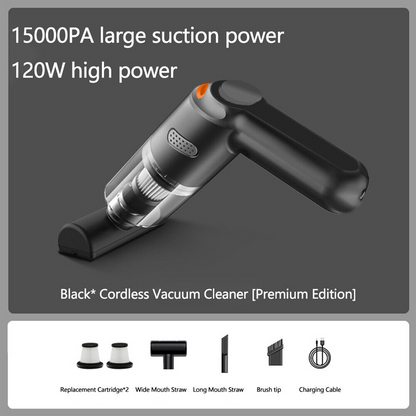 🚗 LIMITED-TIME 50% OFF! 💨 Cordless Car Vacuum – Strong Suction, Lightweight, Washable Filter ✨