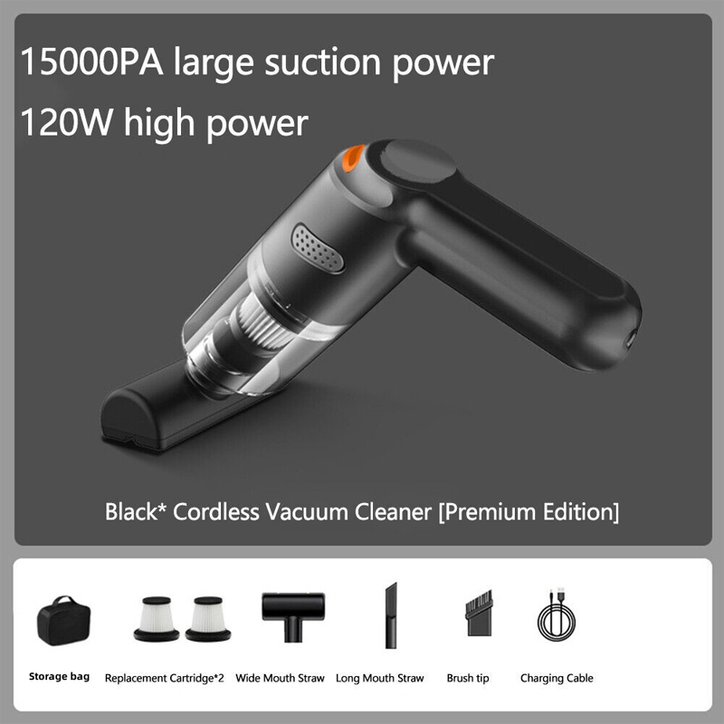 🚗 LIMITED-TIME 50% OFF! 💨 Cordless Car Vacuum – Strong Suction, Lightweight, Washable Filter ✨