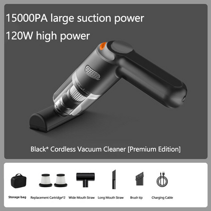 🚗 LIMITED-TIME 50% OFF! 💨 Cordless Car Vacuum – Strong Suction, Lightweight, Washable Filter ✨
