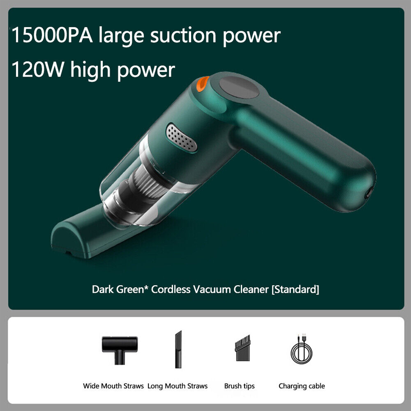 🚗 LIMITED-TIME 50% OFF! 💨 Cordless Car Vacuum – Strong Suction, Lightweight, Washable Filter ✨