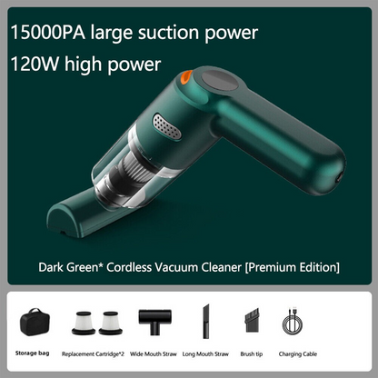🚗 LIMITED-TIME 50% OFF! 💨 Cordless Car Vacuum – Strong Suction, Lightweight, Washable Filter ✨