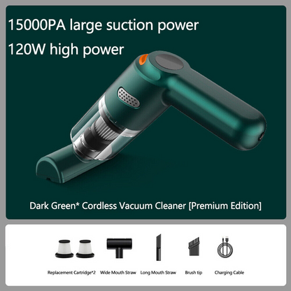 🚗 LIMITED-TIME 50% OFF! 💨 Cordless Car Vacuum – Strong Suction, Lightweight, Washable Filter ✨